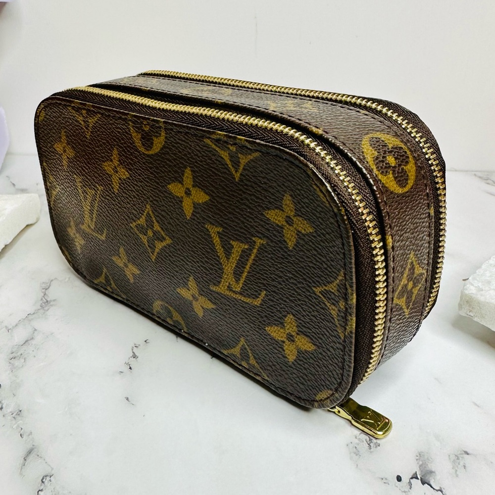 EUC Vintage Louis Vuitton Monogram Trousse Brush PM Cosmetic Pouch - Picture 3 of 17